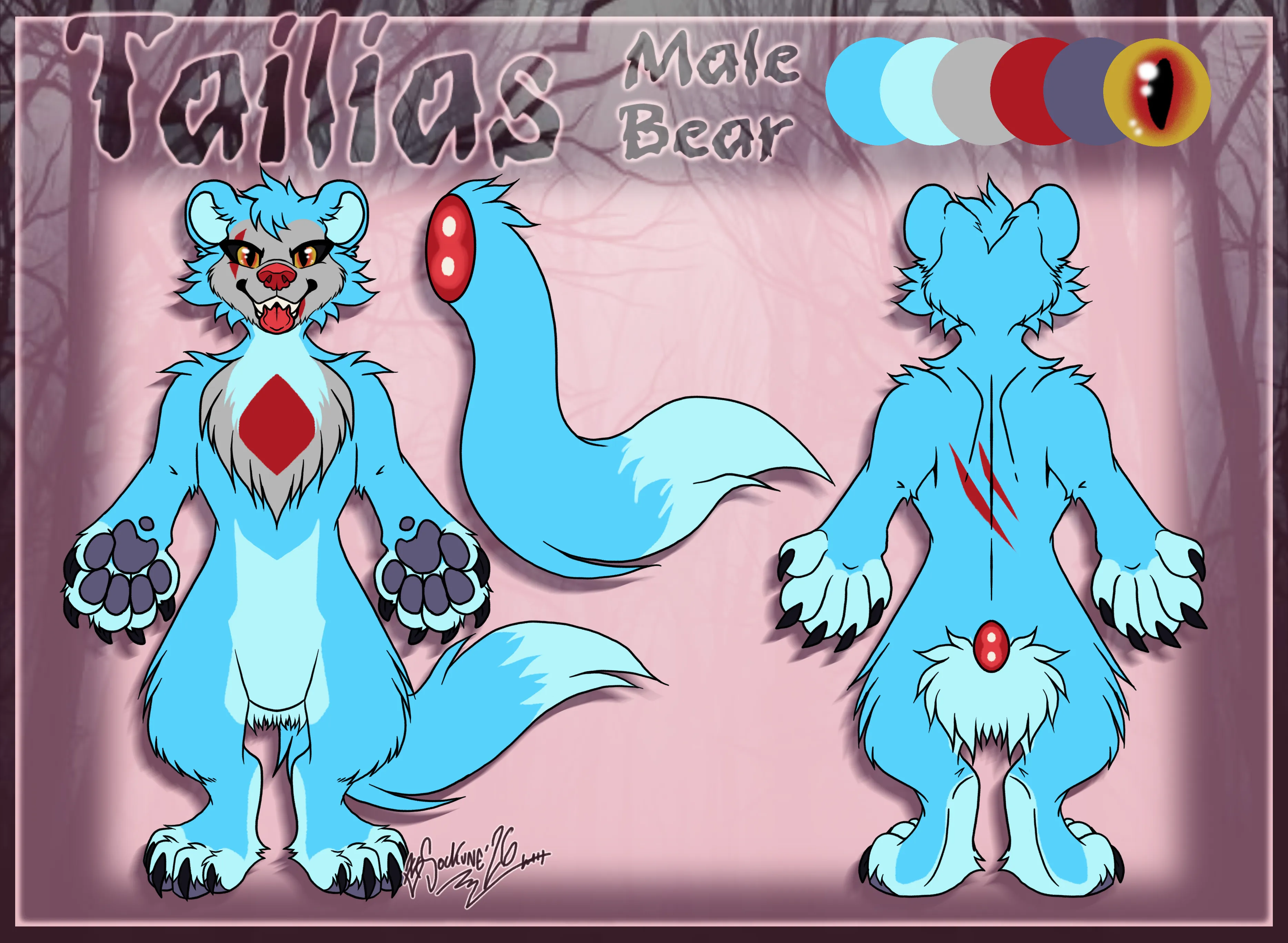 A reference sheet of Tailias